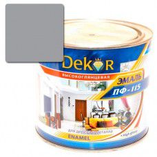 Эмаль ПФ-115 DEKOR 1.8 кг (серая)