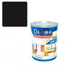 Эмаль ПФ-115 DEKOR 0.4 кг (черная)