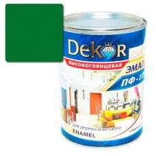 Эмаль ПФ-115 DEKOR 0.8 кг (кипарис)