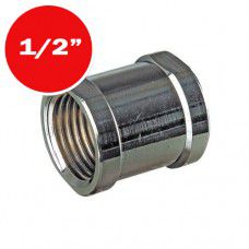 Муфта хромированная 1/2"ВВ