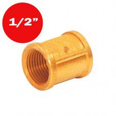 Муфта латунная 1/2"ВВ