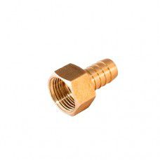 Штуцер  латунный под  шланг с внутренней резьбой 14мм 1/2"F
