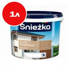 Акриловая краска для фасадов  Sniezka Extra 1л