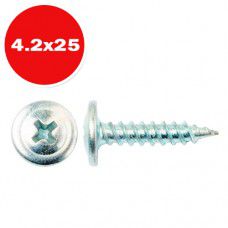 Саморез с прессшайбой острый 4.2х25мм