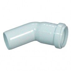 Колено ПП белое 32мм 45º 
